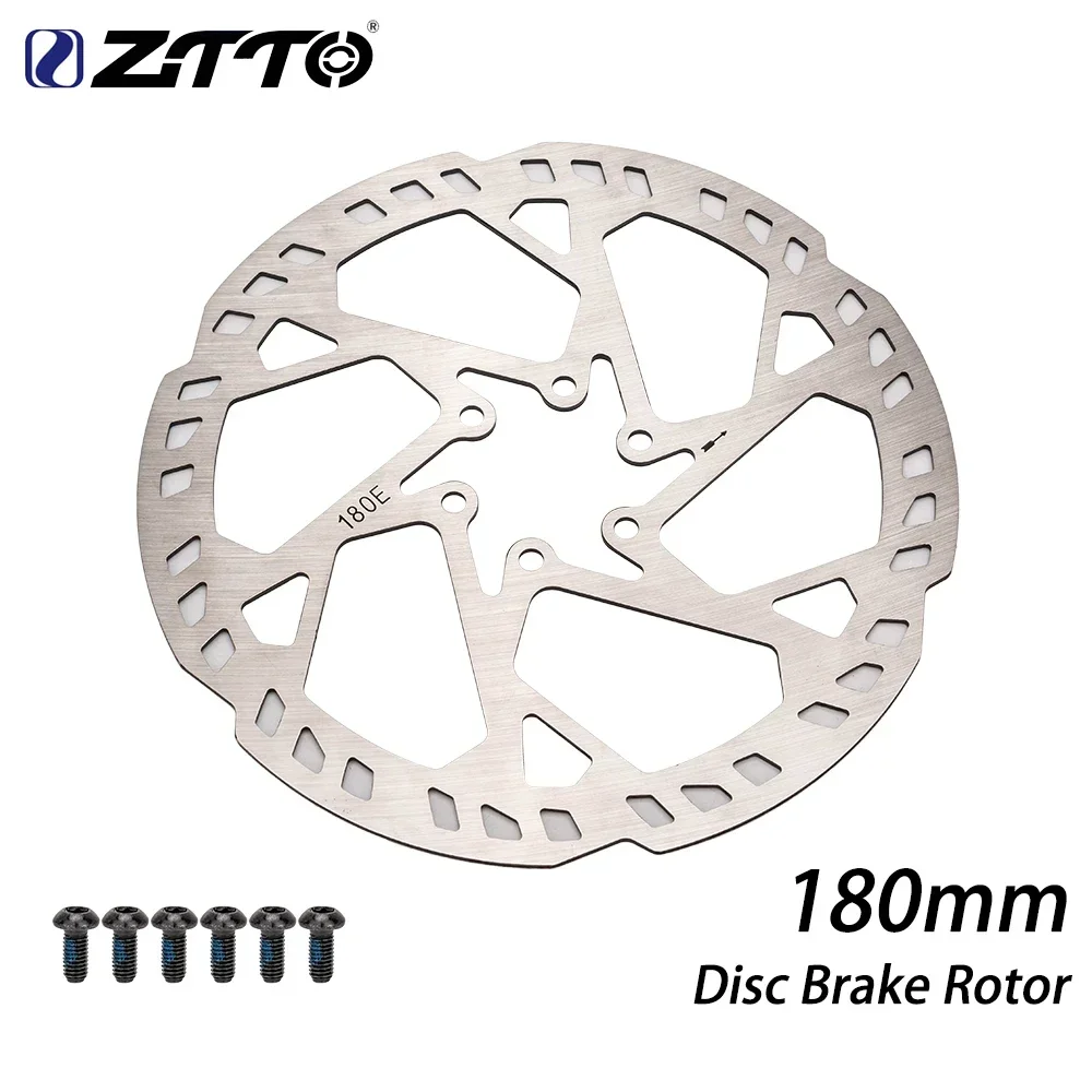 Ztto 2,3mm verdicken mtb e-bike fahrrad scheiben brems rotor edelstahl 160mm 180mm 203mm 220mm 6 schrauben naben montierte fahrrad teile