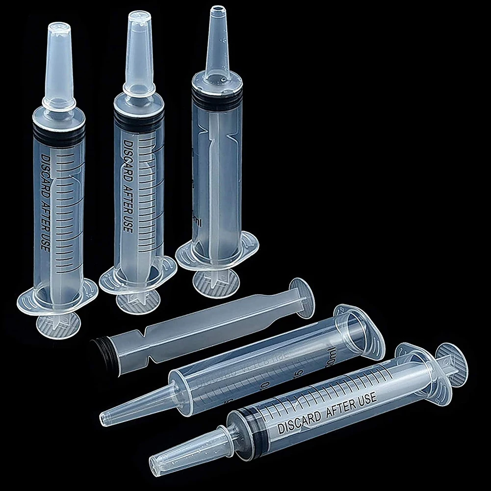 20ml Measuring Syringe Glue Filling Plastic Syringe Nutrient Sterile Without Needle Watering Refilling for Animal Food Feeding