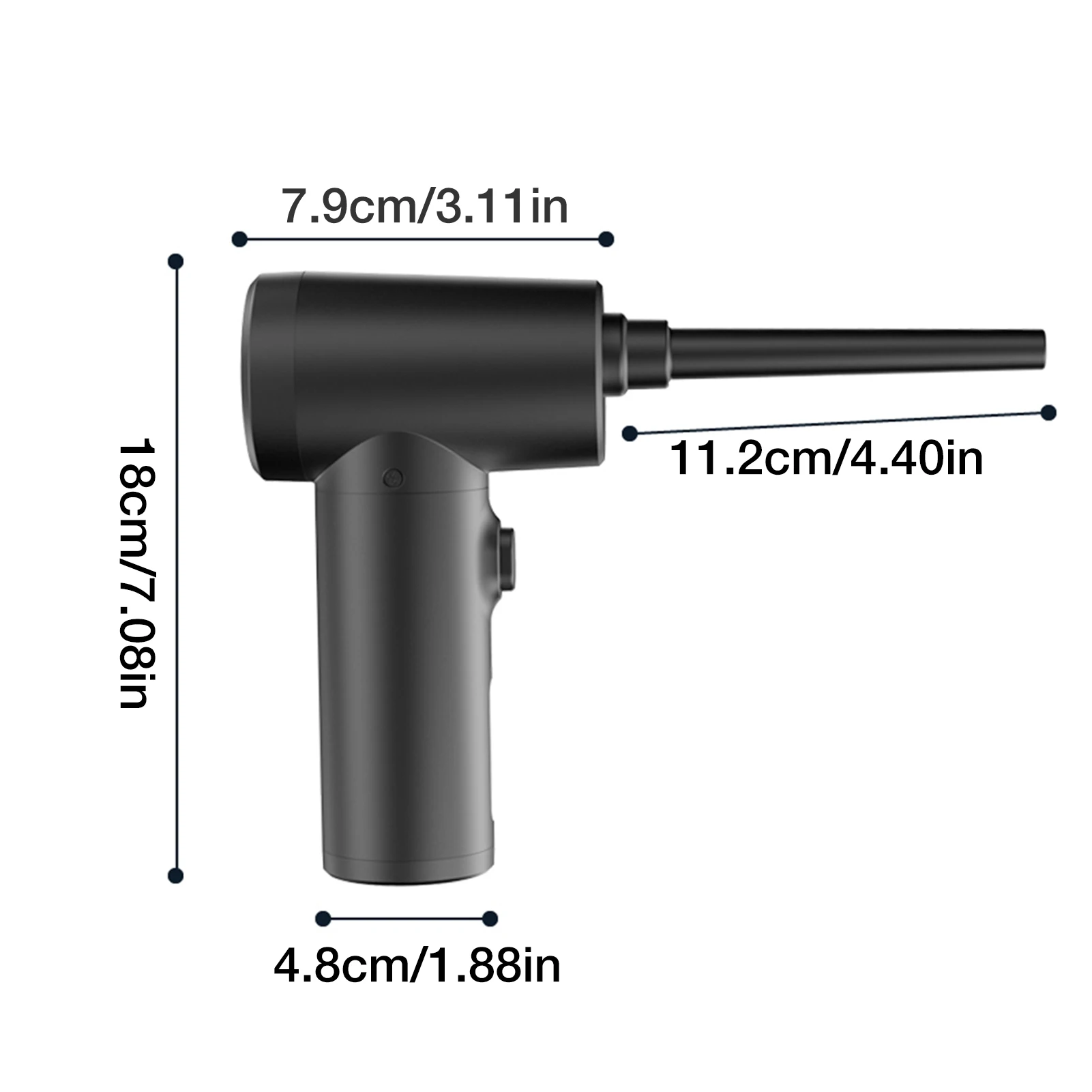 Compressed Air Can Duster For Computers Cordless Compressed Air Can Laptop Cleaner Dust Blower Electronic Cordless Air Blower