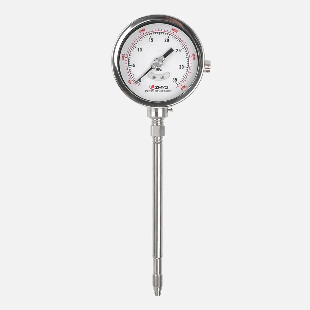 

High temperature melt pressure gauge with 4-20ma output