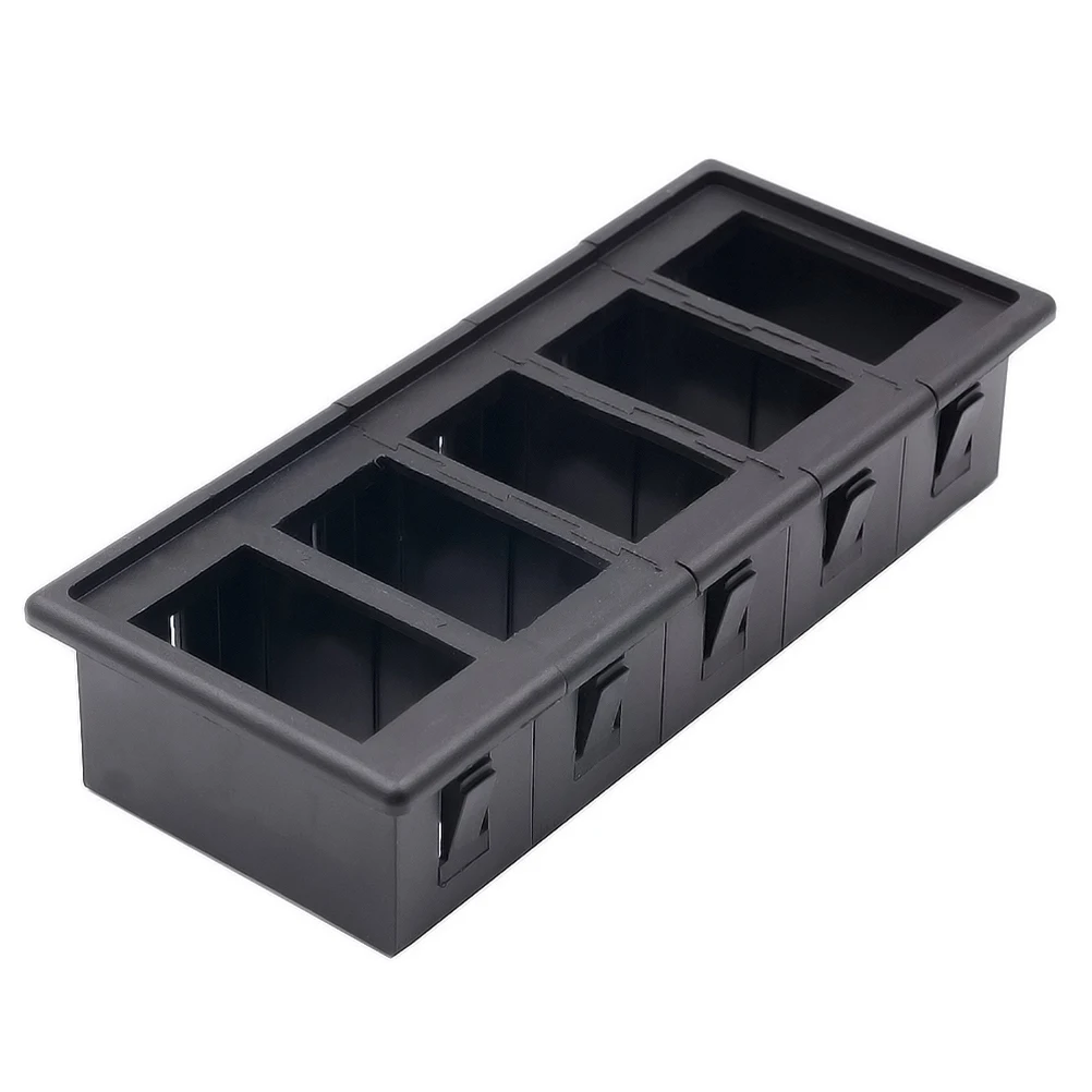 

Fireproof Abs Pc Rocker Switch Housing Holder Dash Mounting Kit For Car Suv Atv Marine Boat Usb Panel Rocker Holder Dash Switch
