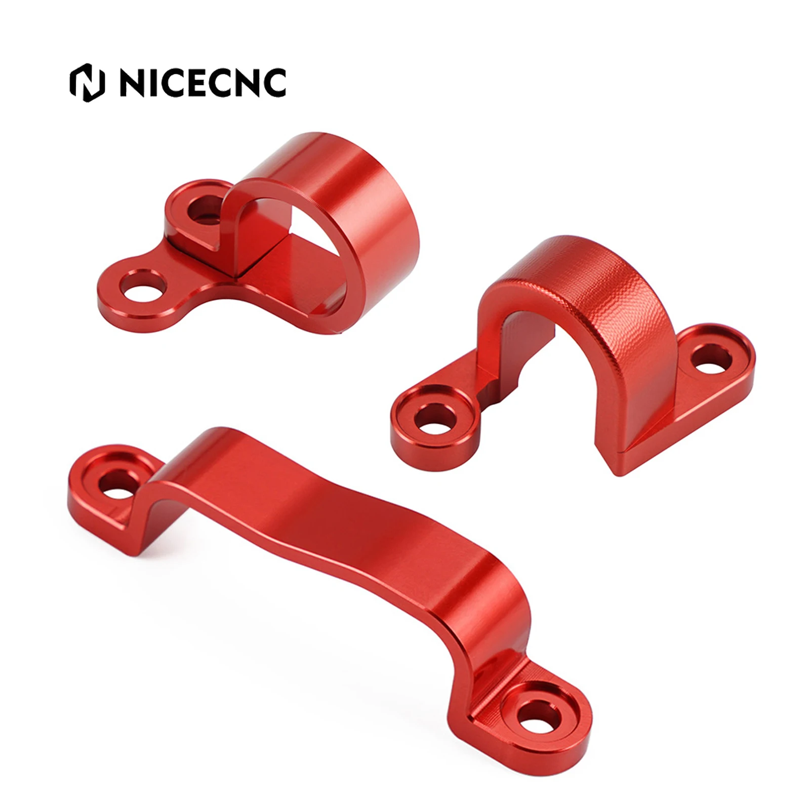NICECNC For Honda CRF250R 2010-2013 CRF450R 2002-2012 CRF450X 2005-2009 2012-2017 CRF 250R 450R 450X Brake Hose Line Cable Clamp
