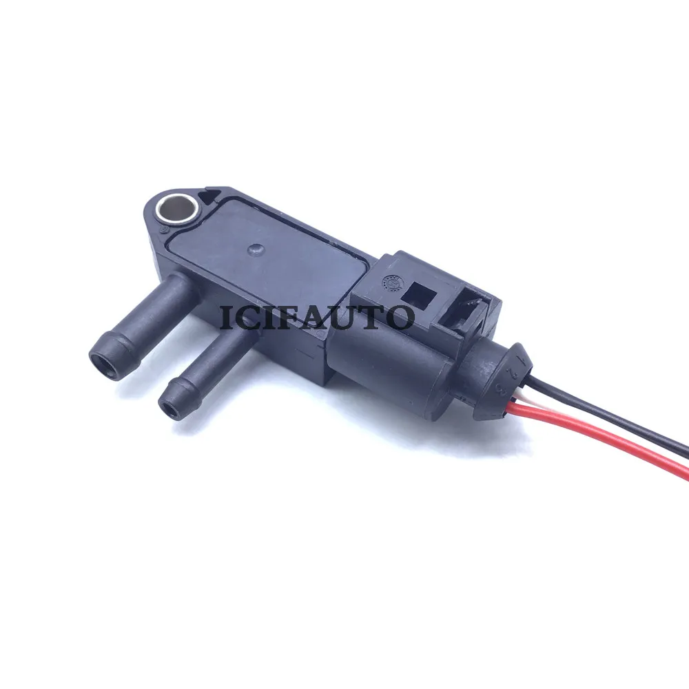 0281002710 DPF Diesel Particulate Filter Differential Pressure Sensor+Connector for VW Audi 076906051B, 076906051C,0281006082