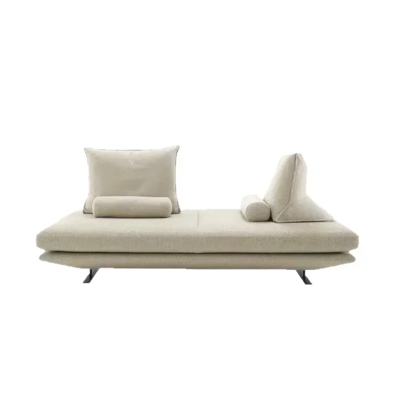 Creative backless sofa simple modern small apartment sofa bed removable fabric sofa study bedroom princess