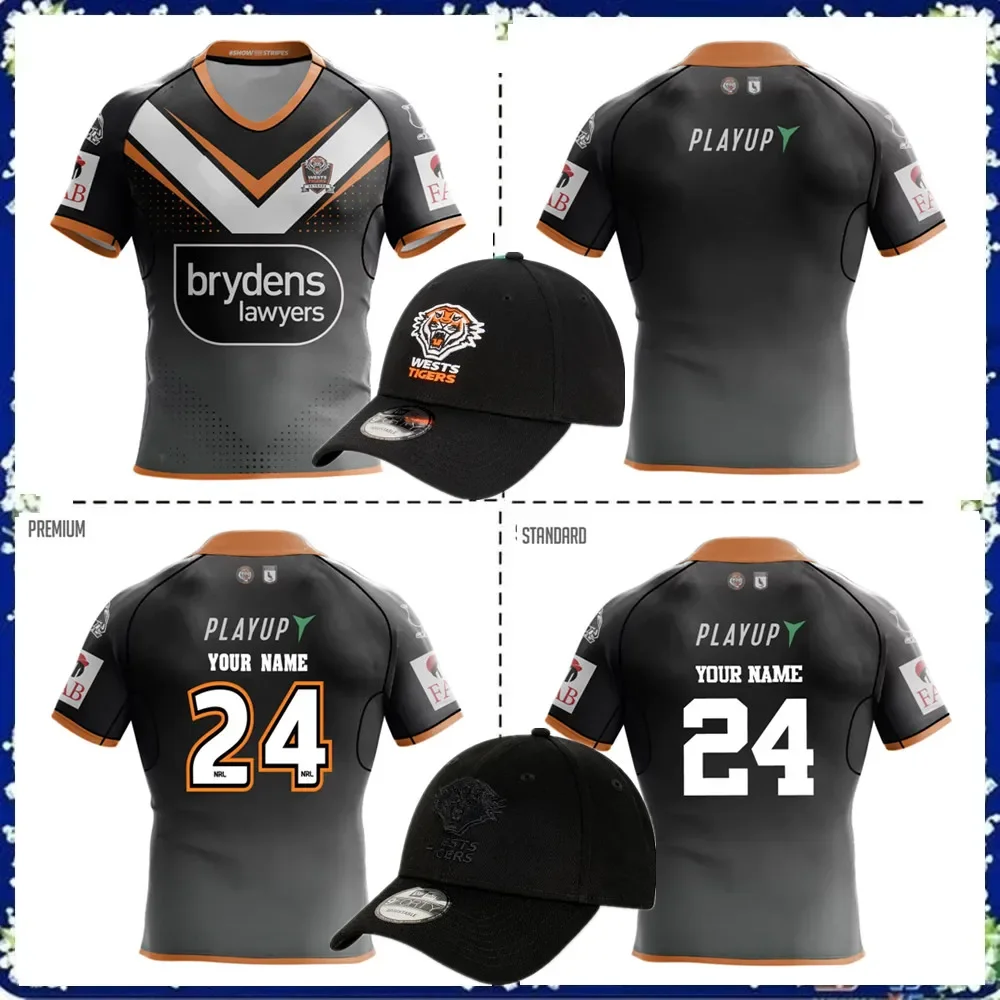 

2024 Wests Tigers Home Rugby Jersey 2024/25 2024 WESTS TIGERS MENS COMMEMORATIVE ANZAC TRAINING JERSEY size S--3XL---5XL