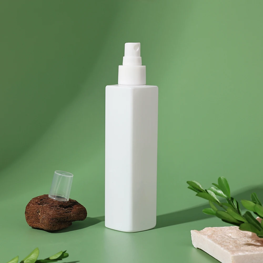 1/10 pz Spray Bottiglie Bianche 200 ml/6.76 oz Vuoto Nebbia Fine Contenitori Liquidi Riutilizzabili In Plastica per Oli Essenziali Pulizia di Viaggi