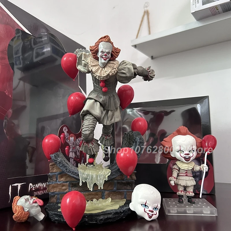 NECA GK Pennywise Joker 1225 Pennywise figurka rozdział dwa Pennywise rysunek Deluxe kompletna figurka zabawki-modele do kolekcjonowania