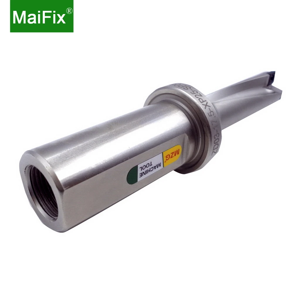 Maifix D2 Shank 25mm CNC Hole Boring Center Abandon Metal Drilling Tools 2 Times SP Insert Type Quick Drill