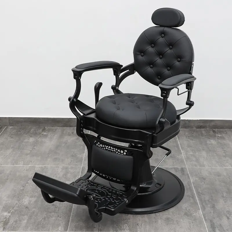 Luxury Belmont Classic Vintage Styling Chair Green Hair Salon Barber Chairs For Sale