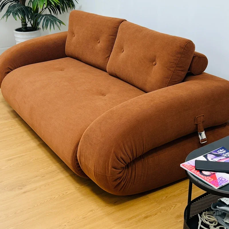 

Replica European Living Room Sofas Orange Filler Luxury Double Compressed Sofas Lazy Salon Postmodern Muebles Unique Furniture