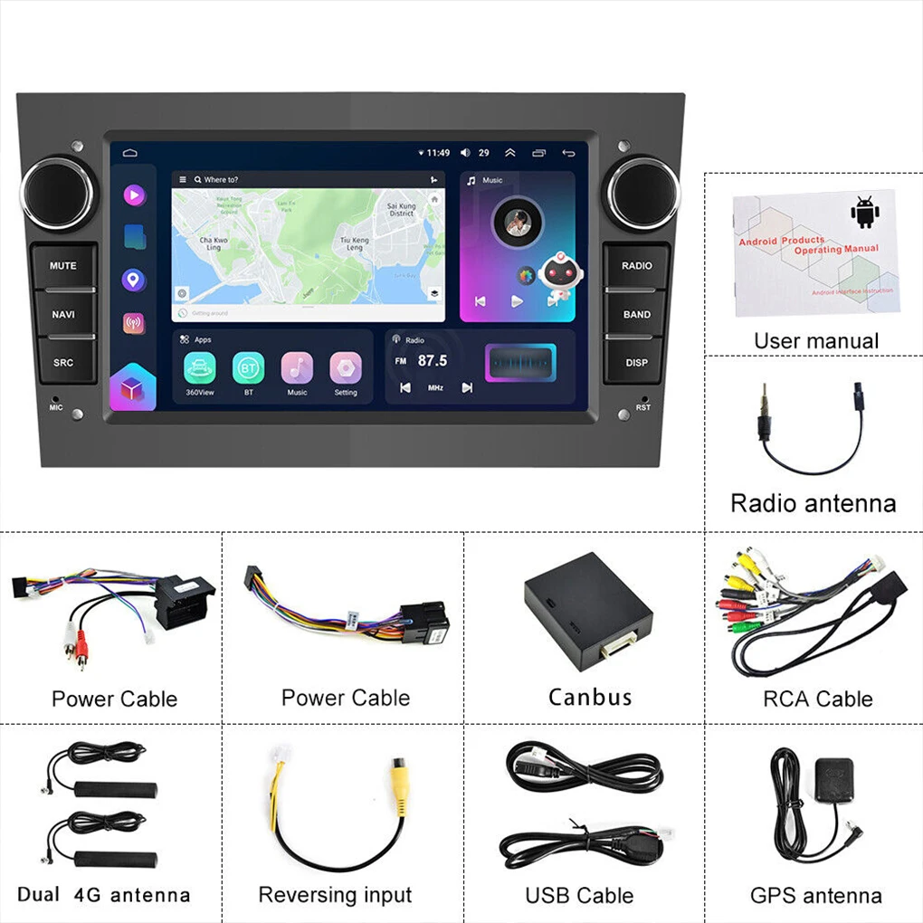 Seamless Connectivity Android Auto Car Radio For All Vehicles Wide Compatibility