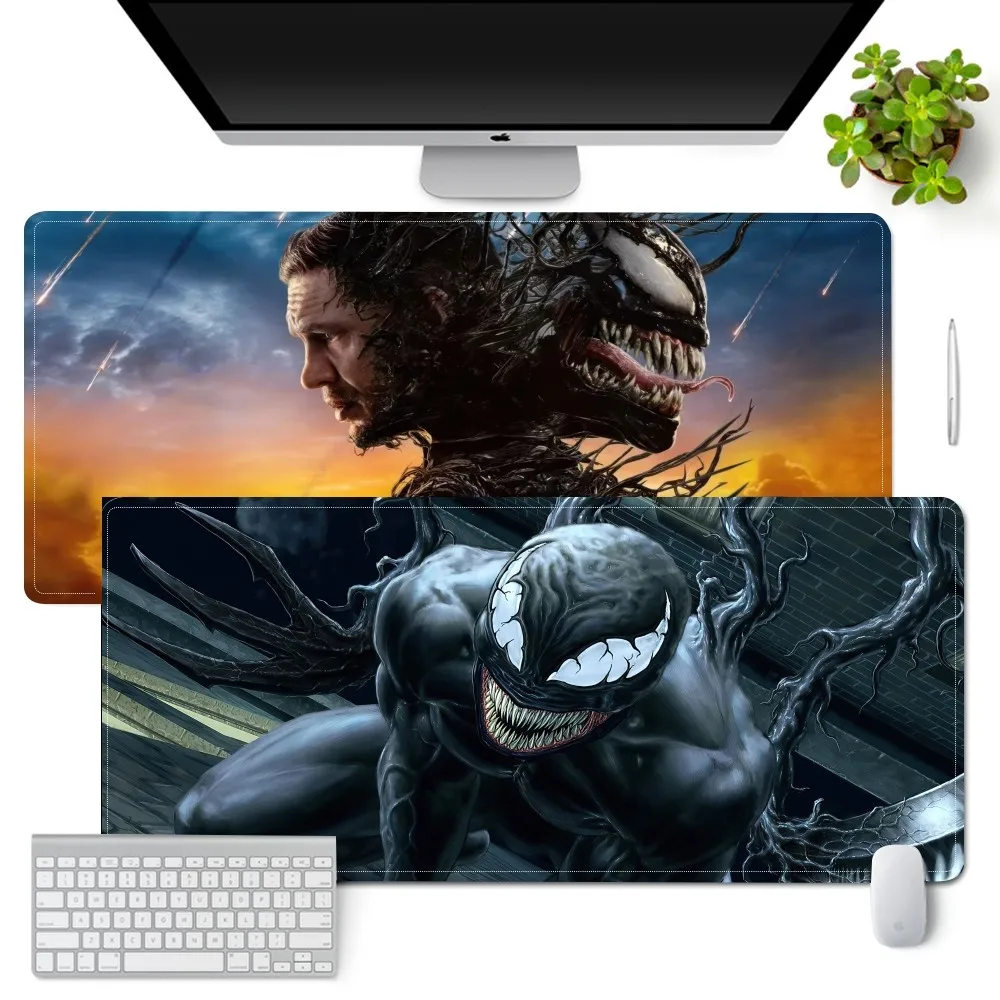 M-Marvel Superhero Venoms Mousepad Mouse Laptop Gaming Accessories Mousepad Large Desk Mat Computer Gamer Keyboard Rug Carpet