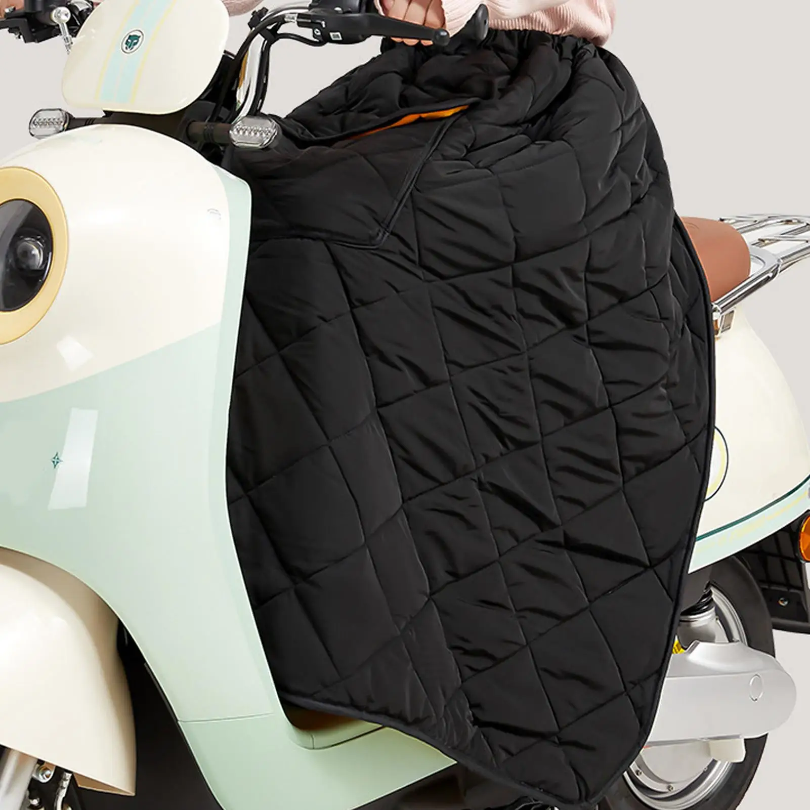 

Зимний фартук для ног, водонепроницаемое толстое одеяло, плюшевая подкладка, ветрозащитный чехол для ног мотоцикла для женщин, скутер, зима на открытом воздухе