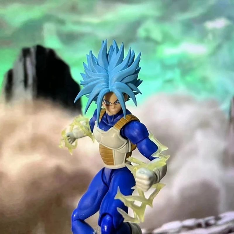 Shf Trunks Super Saiyan Seven Dragon Ball Z Paquete de accesorios Múltiples colores disponibles Juguetes coleccionables