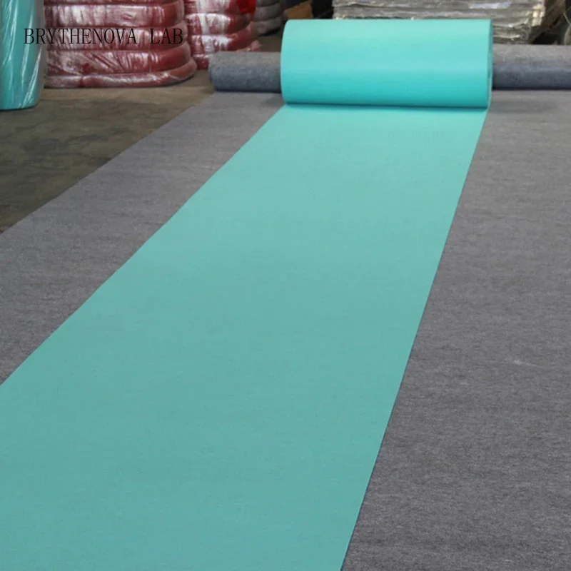 Tiffany Blue Carpet Disposable Non-woven Fabricoutdoor Terrace Carpet Stair Corridor Mat Wedding Party Commercial Exhibition Rug