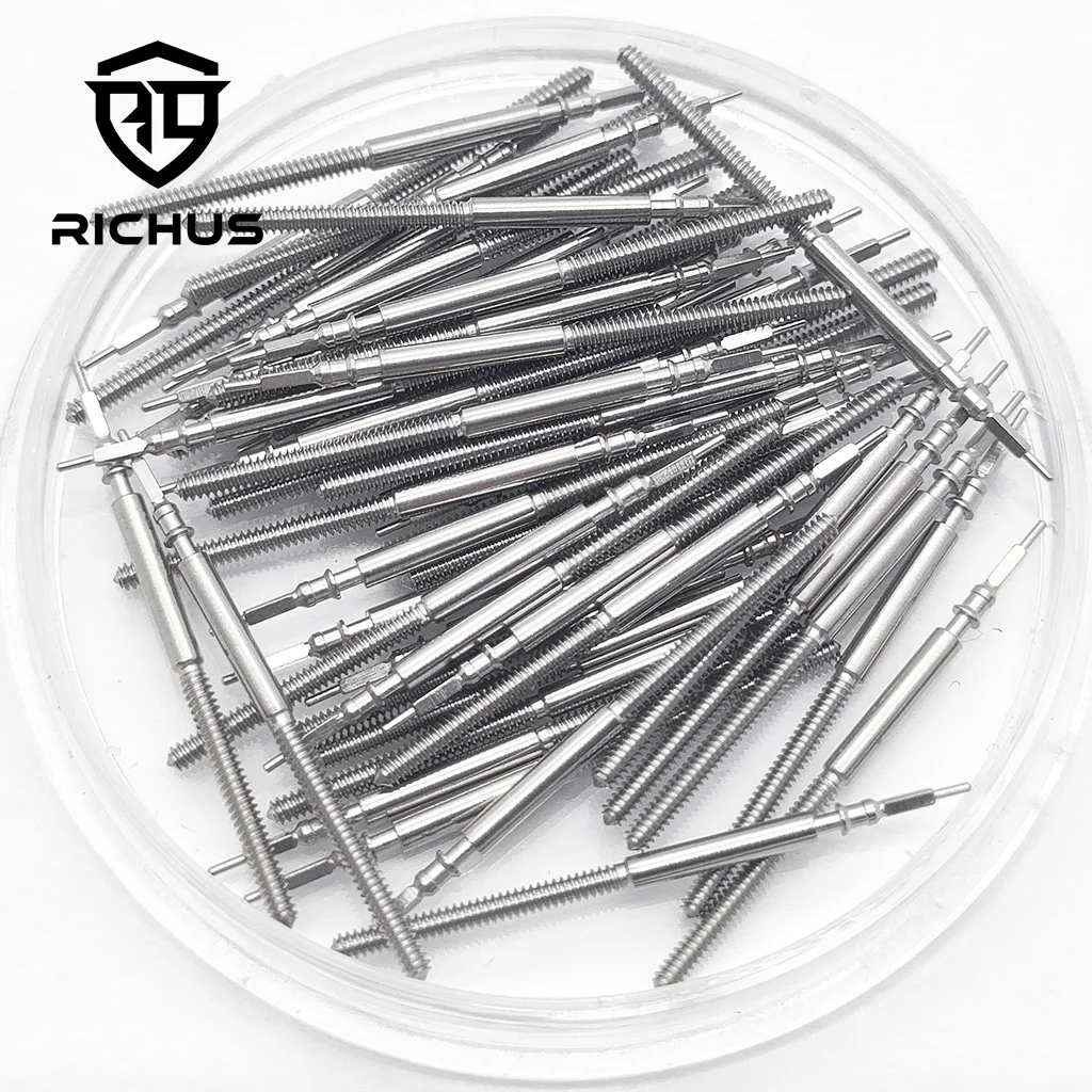 RICHUS Watch Crown Stem Stainless Steel Spare Parts Fit OS10 OS20 OS60 Quartz Movement Watch Accessories Parts
