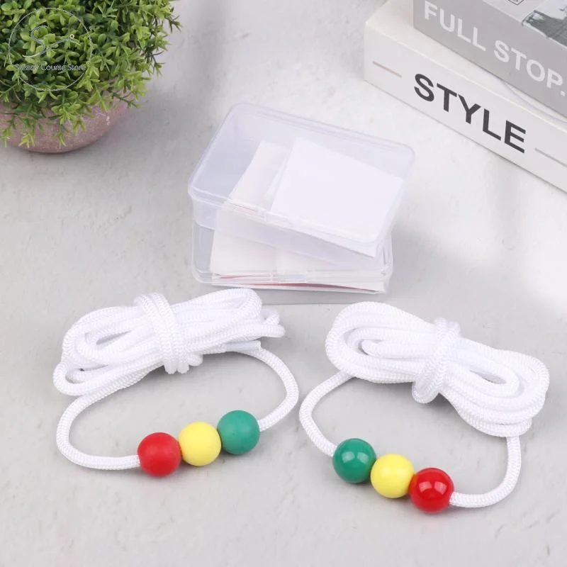 3-Bead Brock String Vision Training Tool, Sports Eyesight Exercise String For Convergence Insufficiency & Target Point Practice