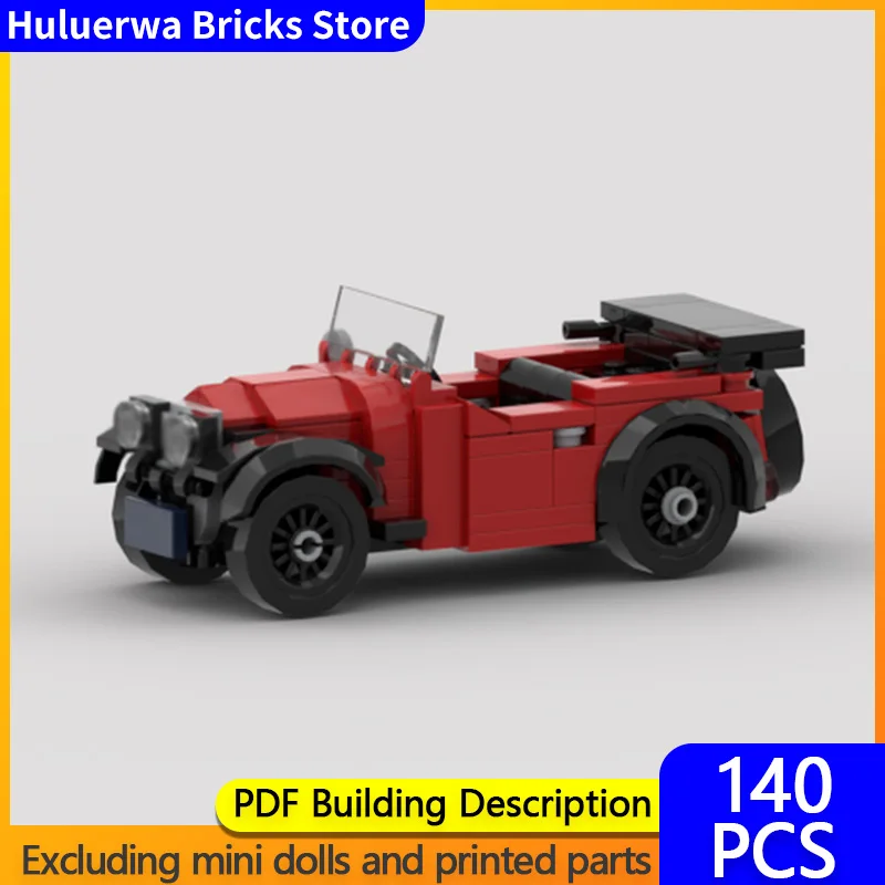 

Speed Hypercar Model MOC Building Bricks Retro Vintage Cars Modular Technology Gifts Holiday Assemble Children Toys Suit