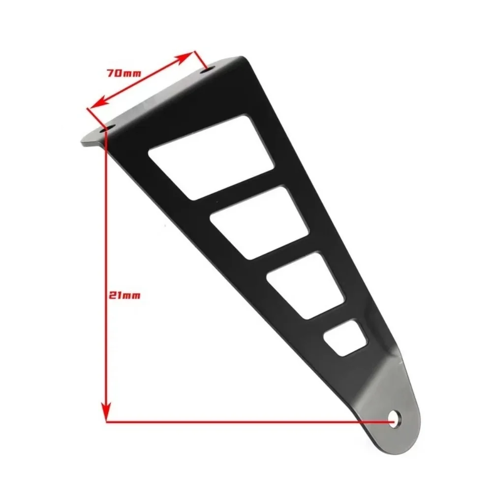 【Perfect fit】Exhaust hanger for QJMOTOR SRK800RR, racing style exhaust reinforcement bracket accessories.