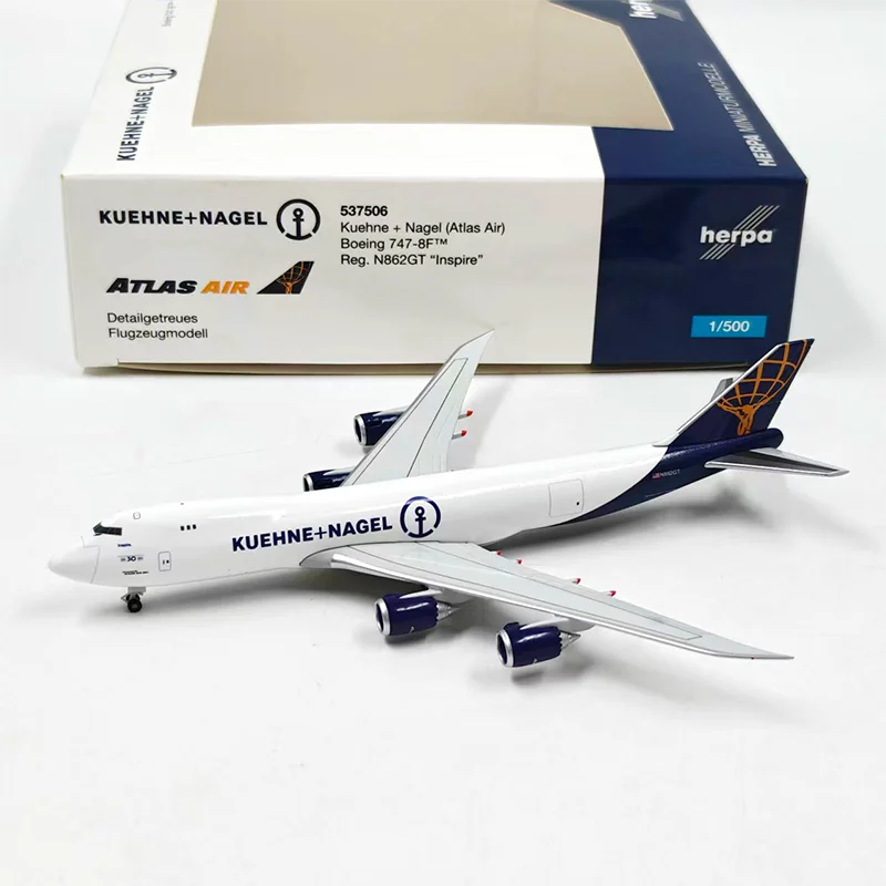 

Модель самолета Boeing 747-8F из литого сплава, масштаб 1:500, 537506, коллекционная, подарочная, сувенирная, демонстрационная игрушка