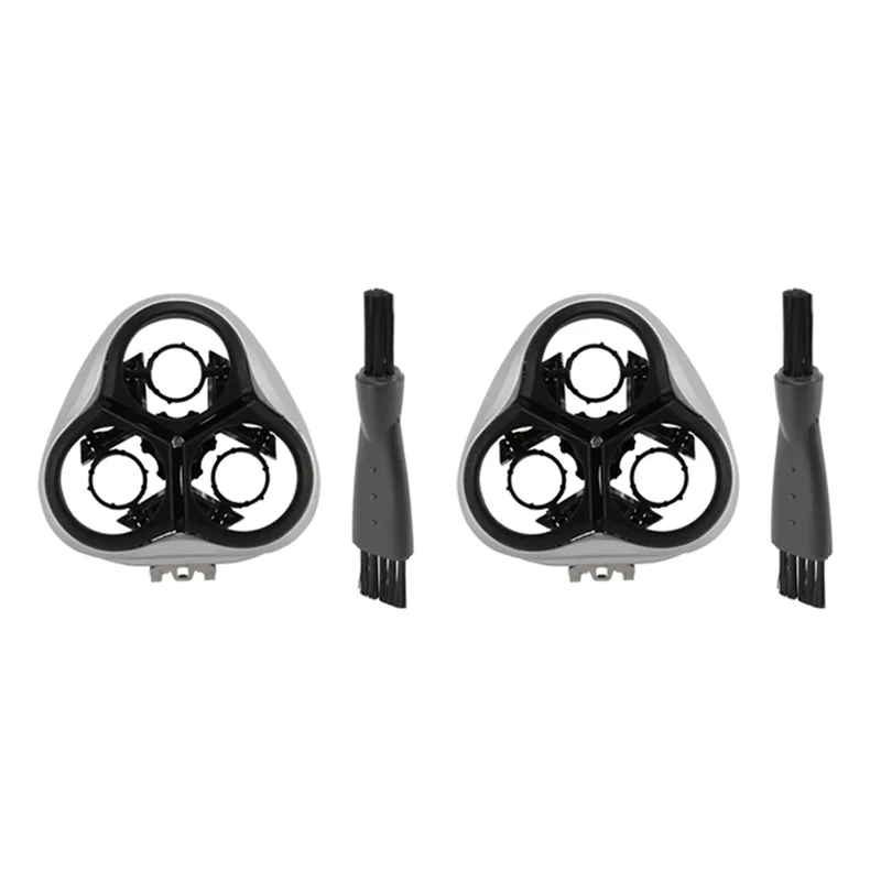 UNCL 2X Elektrischer Scherkopf-Rasierer/Klingenhalter für PT725-Serie HQ8230 HQ8240/927 8250 7800 7810XL, Grau