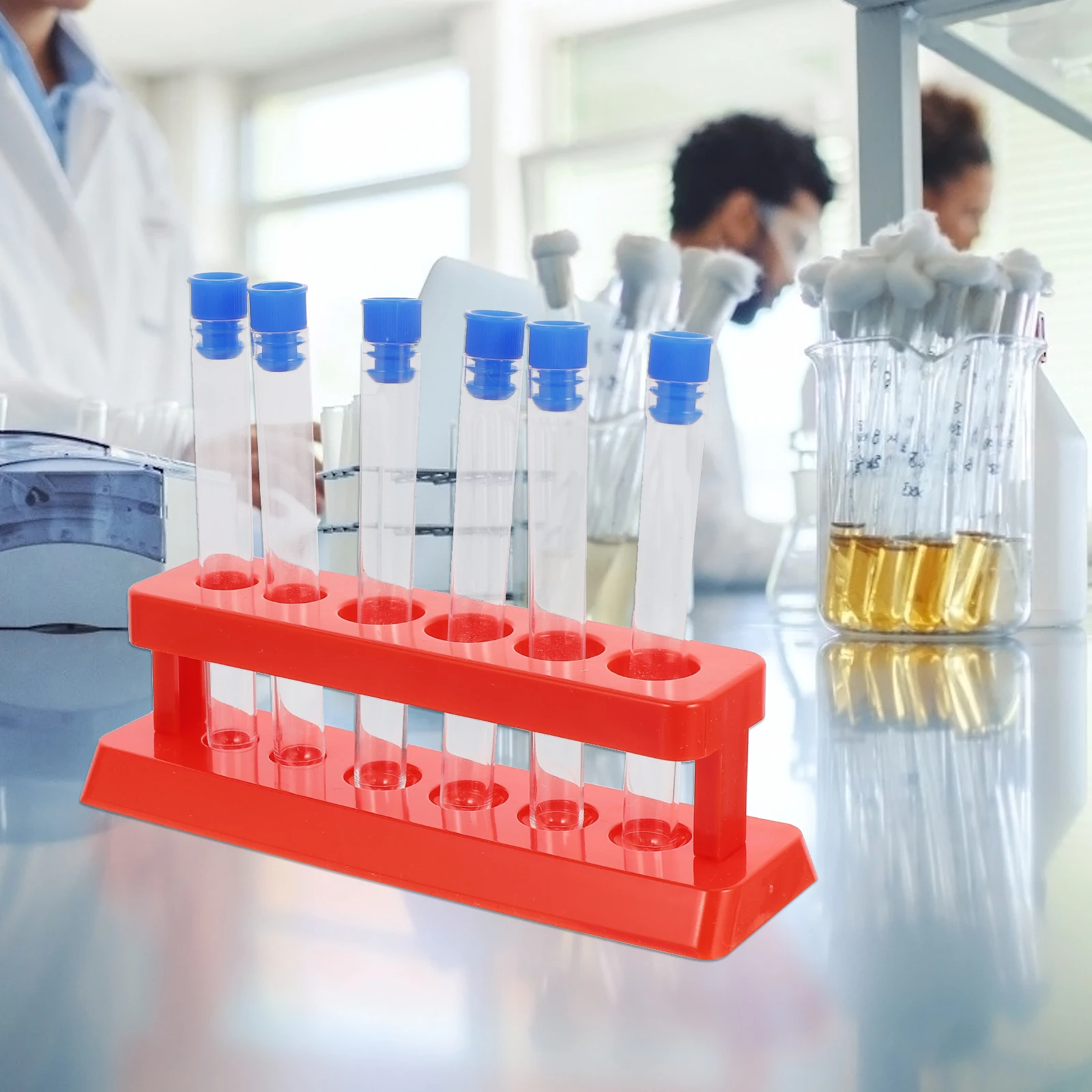 

Tube Rack Suit Test Tubes for Laboratory Support Shelf Experiment with Holder