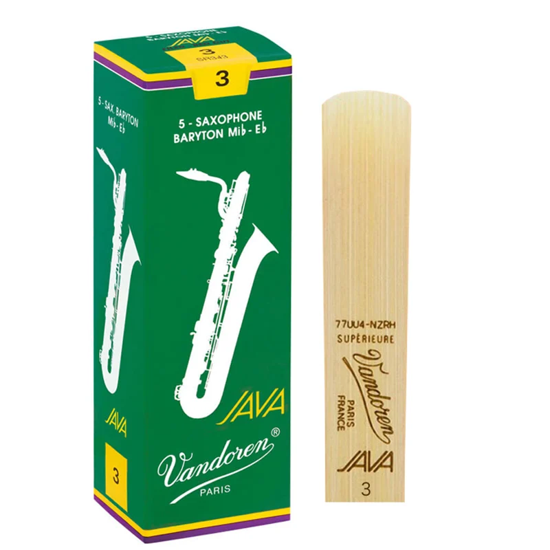 

Vandoren JAVA Green box baritone Saxophone Reed