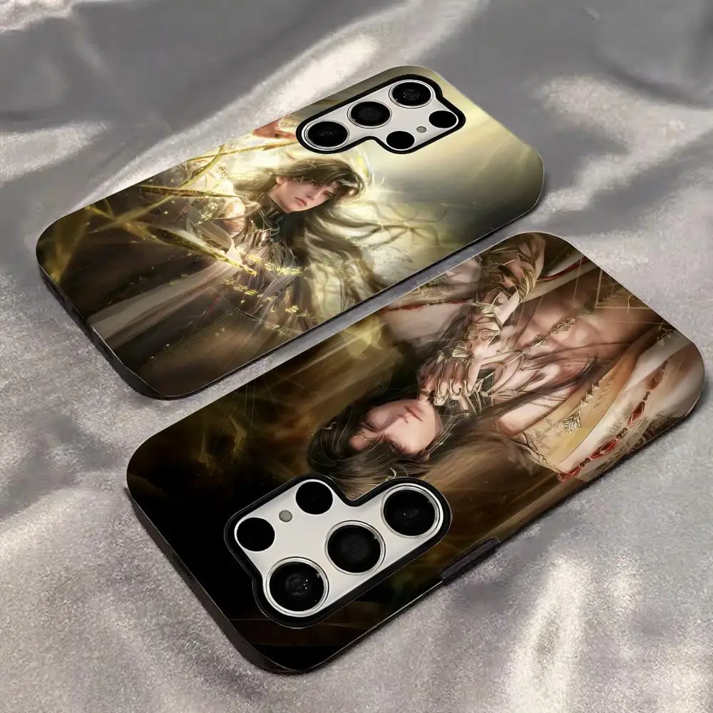 حافظة هاتف Zayne's Love and Deepspace Myth 2 في 1 غلاف لامع لهاتف سامسونج جالاكسي S25 S24 S23 S22 S21 Plus Ultra