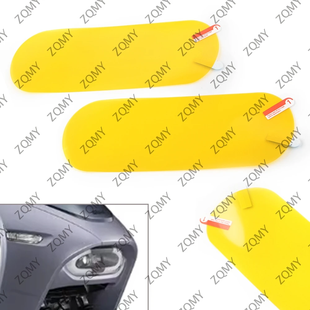 

2Pcs Motorbike Cluster Scratch Protection Sticker Headlight Head Lamp Light Protector Film For Gogoro 2