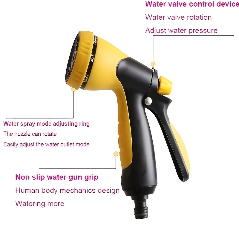 Garden High-Pressure Multifunctional Water Gun, A Good Helper For Gardens, Used For Garden Irrigation Supplies。