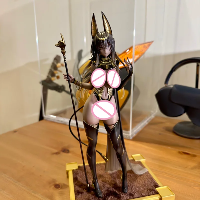 

Quesq Dish Original Priestess Hibna 1/7 Figure Ancient Egyptian Style Dark Skin Ornament Replaceable Accessories Collectibles