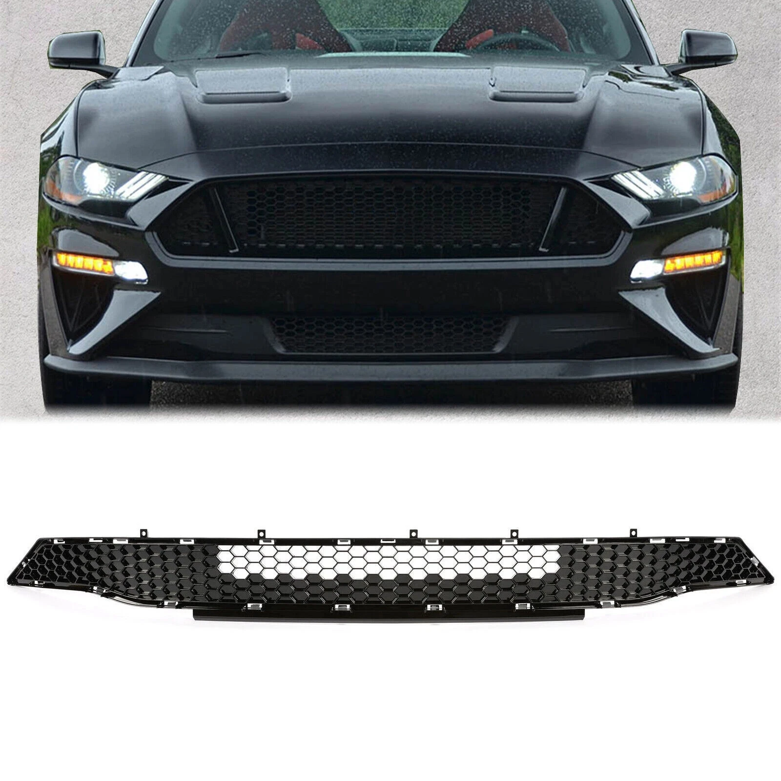 

FOR Lower Air Intake Grille For 2018-2023 Ford Mustang OE JR3Z-17K945-BA Car accessories