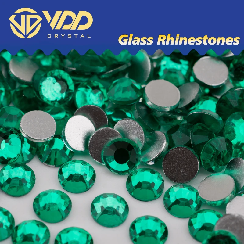 VDD 133 Parakeet SS4-SS30 New Color Glass Rhinestones Crystal Flatback Strass Stones For DIY Decoration Nail Art Accessories