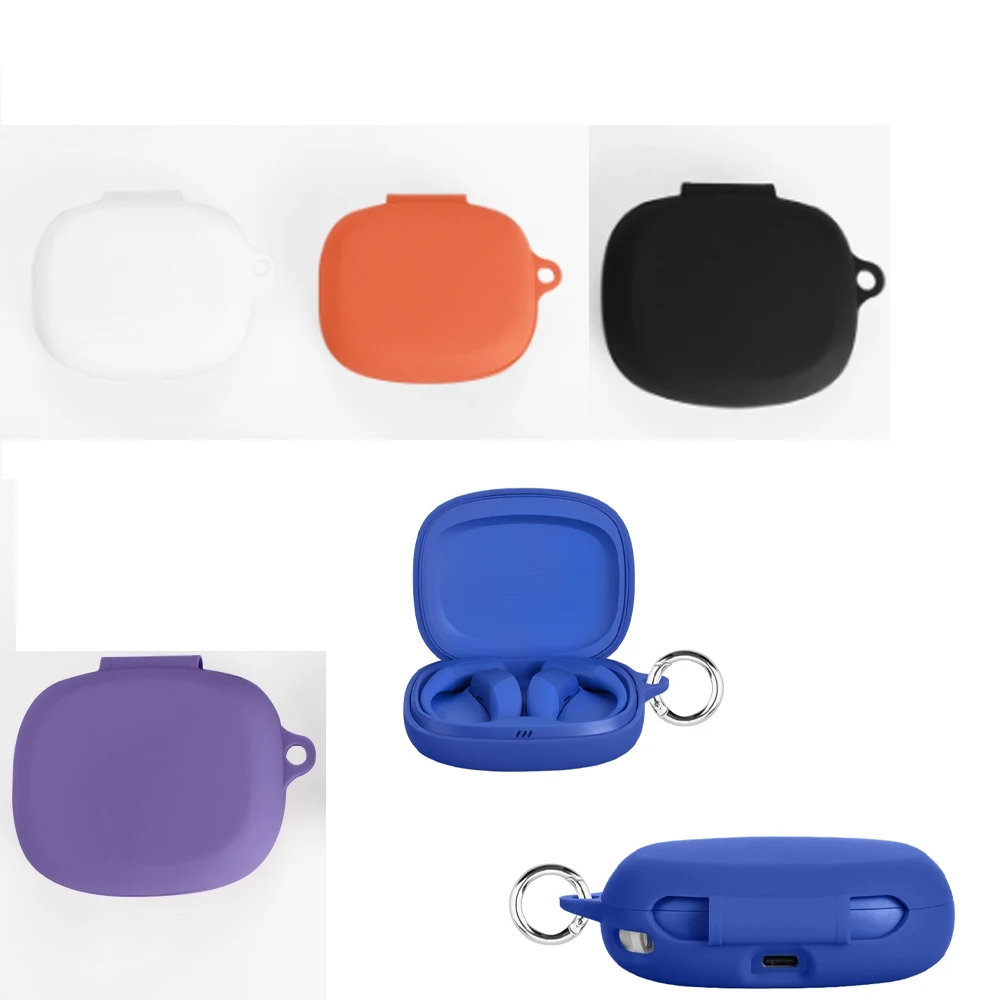 

Silicone Case For JBL ENDURANCE ZONE Headphone Protective Case Shockproof and Dustproof Earbuds Case with Hook Accessories