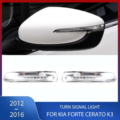 Luz LED de intermitente para espejo retrovisor lateral, lámpara para Kia Forte Cerato K3 K3S Ceed JD 2012 2013 2014 2015 2016 87614-A7000