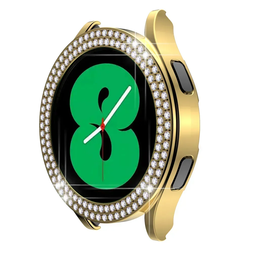 Bling Diamond Hülle für Samsung Galaxy Watch 7 6 5 4 PC Schutzhülle 40mm 44mm Displayschutz Stoßfänger Transparente Abdeckung – Detail 12