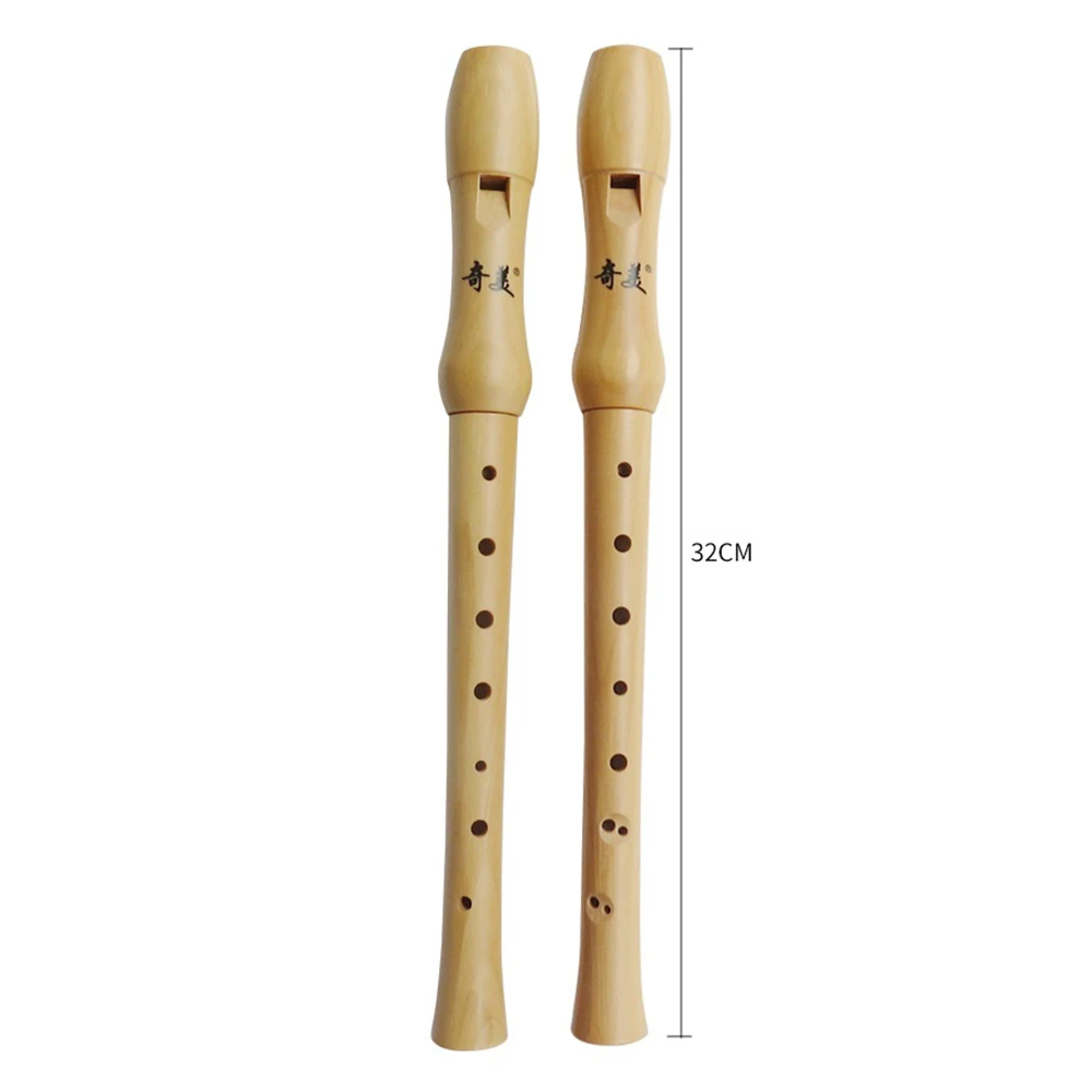 1pc 8 Hole Treble Clarinet Wooden Flute with Storage Box for Beginner Learning Professional Instrument Germanic/ Baroque Style