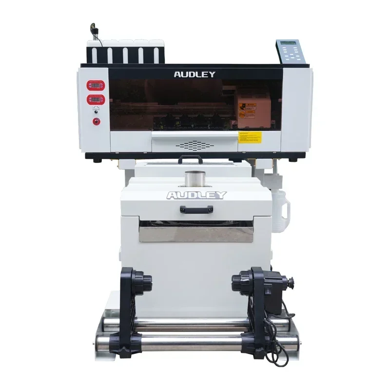 AUDLEY 30cm DTF Machine With 3pcs I1600 Heads A3 DTF Printer With Shaker Dryer With Air Filter