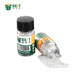 BST-505 Reballing Kit 0.25 0.3 0.35 0.4 0.45 0.5 0.55 0.6 0.65mm BGA Solder Ball sn63/pb3 For IC Chip BGA Rework Repair