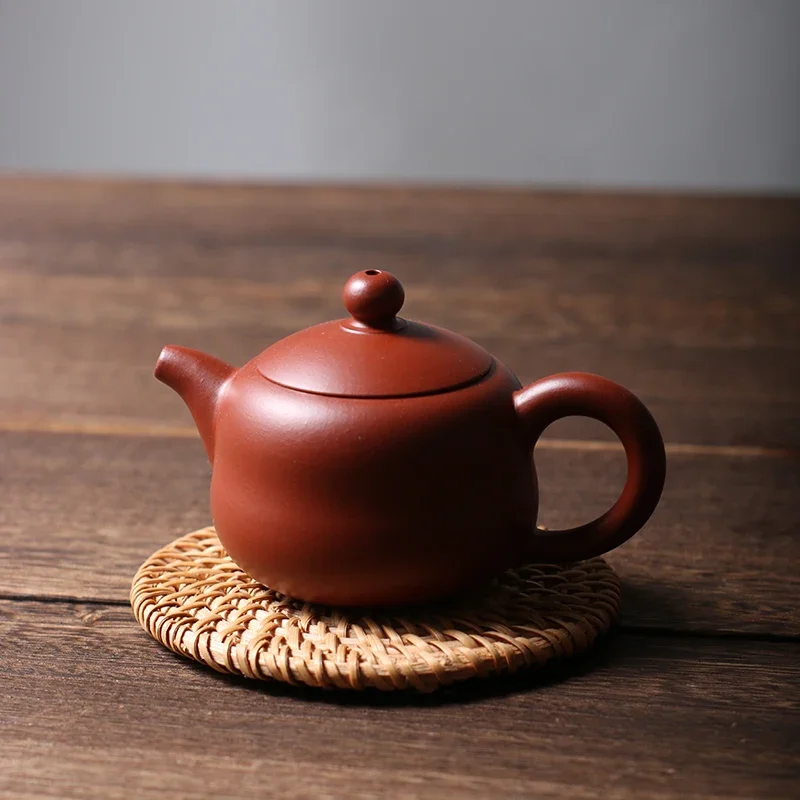 110ml Creative Handmade Gourd Shape Teapot Small Capacity Chaozhou Purple Clay Tea Pot Kettle Beauty Tea Infuser Chinese Teaware