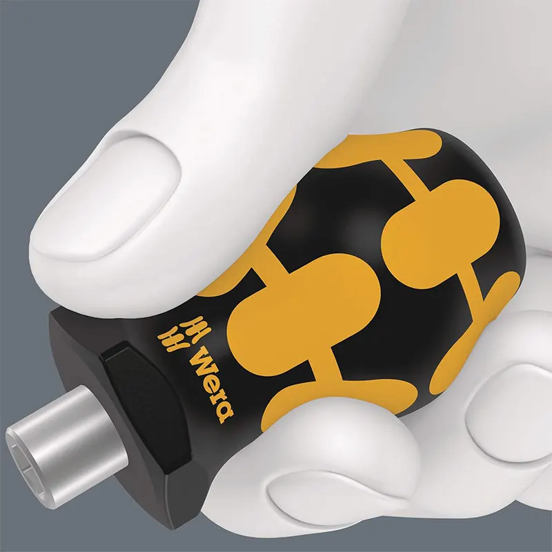 WERA 05008881001 811/1 ESD Stubby Magnetic Bitholding Screwdriver Non-roll Firm-grip Low-weight 47Grams