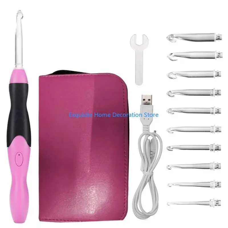 

L5BF 11 шт. 2,5-8,0 мм зажигание иглы для вязания