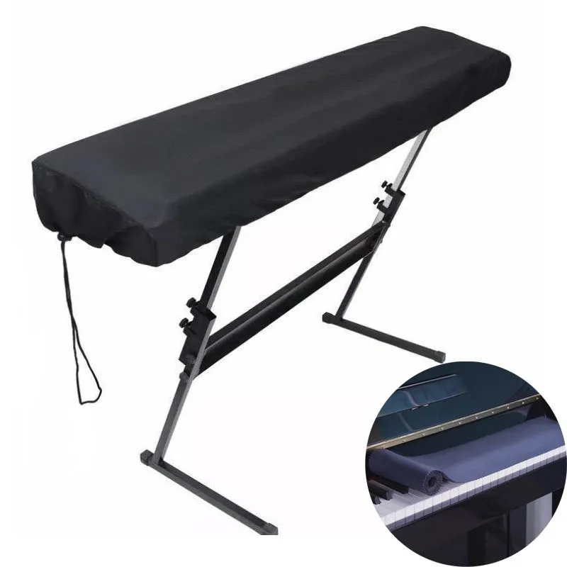 Electronic Piano Dustproof Cover Waterproof Covers 61/88 Key Electronic Organ Cover Instrument Protection Cover with Drawstring