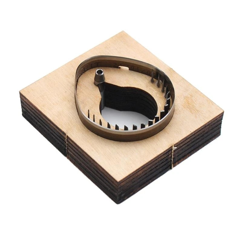 Leather Crafts RFID for Key Pendant Die Cutting Mold Manual Punching Tool