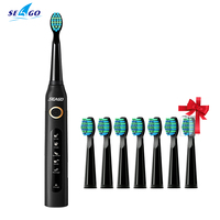 Seago Sonic Electric Toothbrush Sg507 Micro Usb Rechargeable Adult Timer Electronic Tooth Brush Replacement Heads Refills Gift