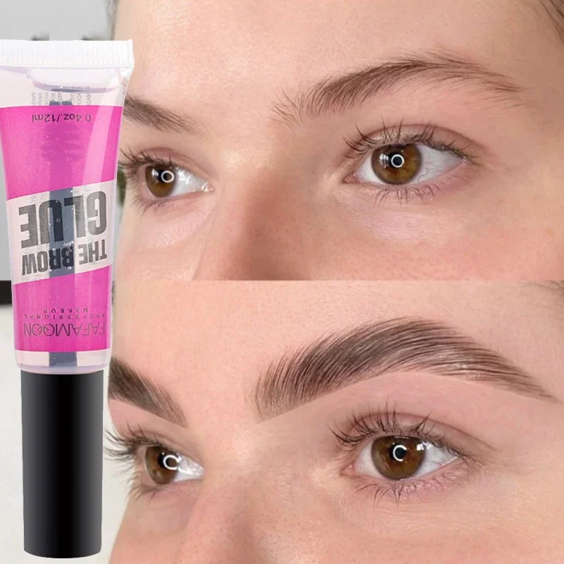 Eyebrow Gel Styling Liquid 3D Wild Natural Brow Colorless Transparent Waterproof Long Lasting Styling for Fluffy Brows Cosmetics