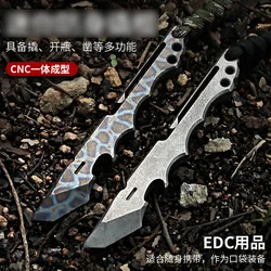 EDC Titanium Alloy Mini Crowbar tools Hand Outdoor Camping Multifunction Bottle Opener EDC Tools