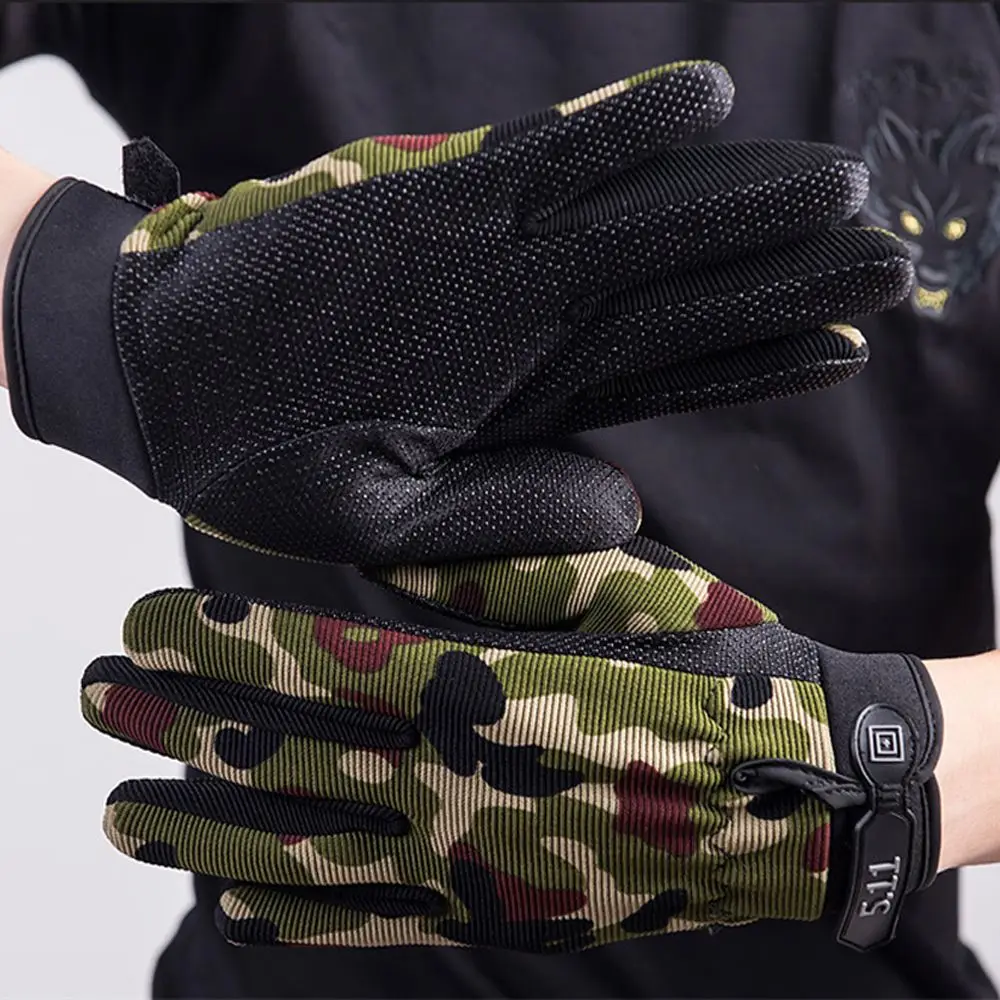 Long Finger Gloves Outdoor Gloves Men\'s Thin Driving Tactical Fitness Sports Long Finger Gloves