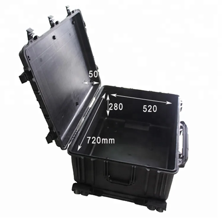 DPC135 Large IP67 Waterproof Shockproof Plastic Tool Storage Case With Wheels For DRONE  INSPIRE 2 800*600*360mm