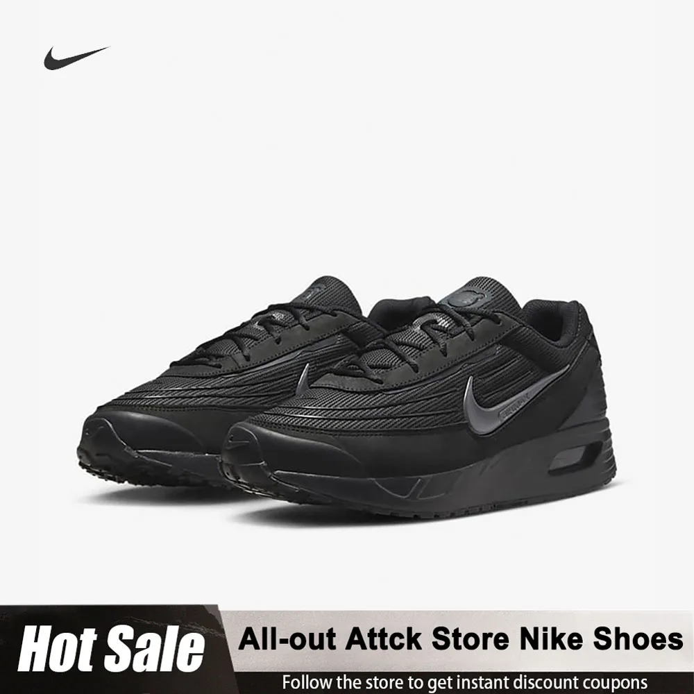 

Nike Air Max Verse Soft Men's Black low-top Cushioned Running Shoes FV1302-001 Black Comfortable And Lightweight Casual Sneakers